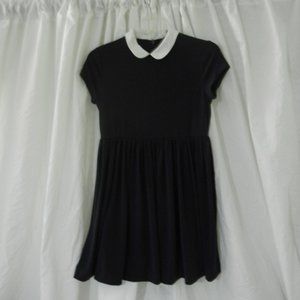 Girls Blue baby doll collar dress